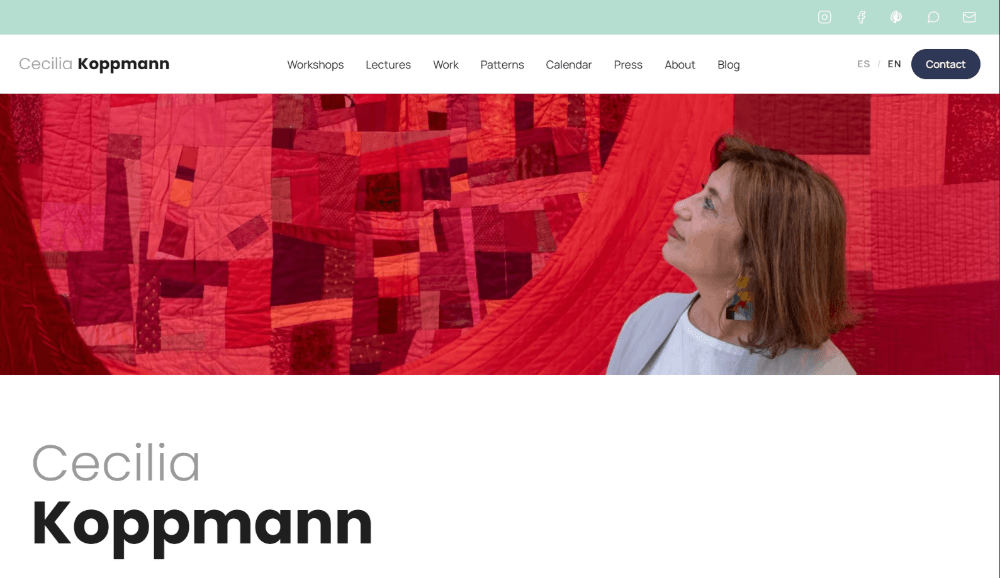 Inicio del sitio de Cecilia Koppmann